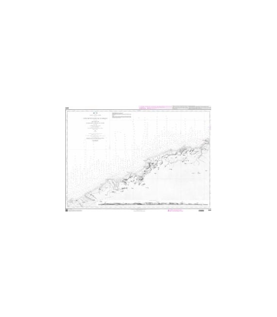 OceanGrafix French (SHOM) Nautical Chart 3234 De la Pointe Kef el Assfer au Cap Ténès