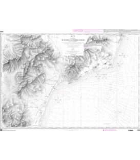 OceanGrafix French (SHOM) Nautical Chart 4225 De Kurba à la Sebkha Djiriba - Golfe dHammamet