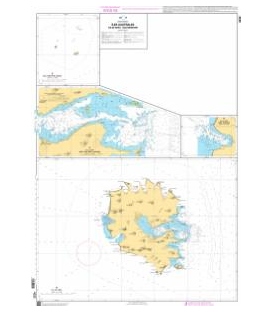 OceanGrafix French (SHOM) Nautical Chart 4232 Îles Australes - Île de Rapa - Îles Morotiri