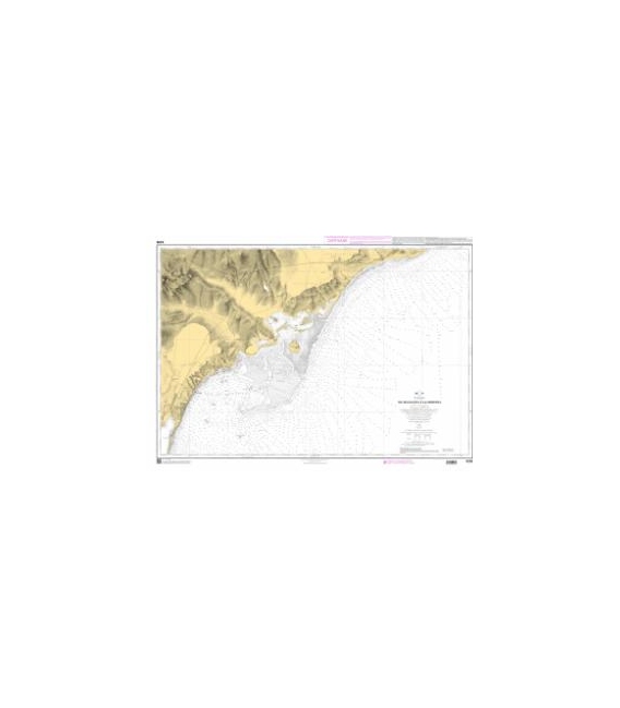 OceanGrafix French (SHOM) Nautical Chart 4239 De Maharès à la Skhirra - (Golfe de Gabès)