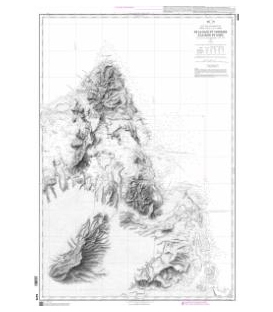 OceanGrafix French (SHOM) Nautical Chart 5476 De la Baie du Courrier à la Baie du Rodo