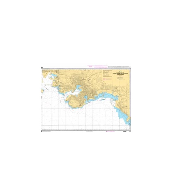 OceanGrafix French (SHOM) Nautical Chart 5700 Port du Pirée et Baie de Phalère - Port Héraclée