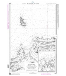 OceanGrafix French (SHOM) Nautical Chart 5876 Ile Rachgoun - Embouchure de la Tafna