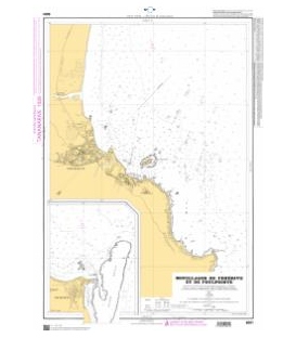 OceanGrafix French (SHOM) Nautical Chart 6081 Mouillages de Fénérive et de Foulpointe