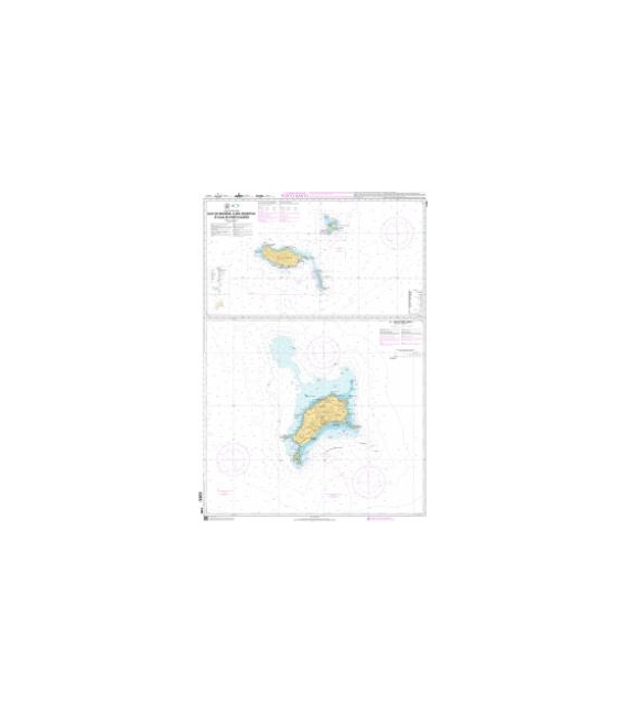 OceanGrafix French (SHOM) Nautical Chart 7796 Ilha da Madeira, Ilhas Desertas et Ilha do Porto Santo