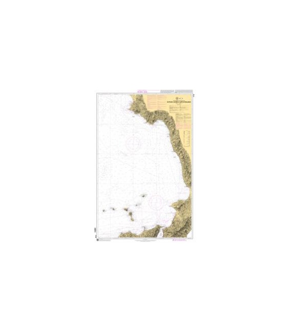 OceanGrafix French (SHOM) Nautical Chart 7776 De Punta Licosa à Capo dOrlando