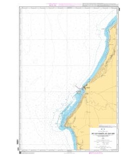 OceanGrafix French (SHOM) Nautical Chart 6206 Du Cap Hadid au Cap Sim