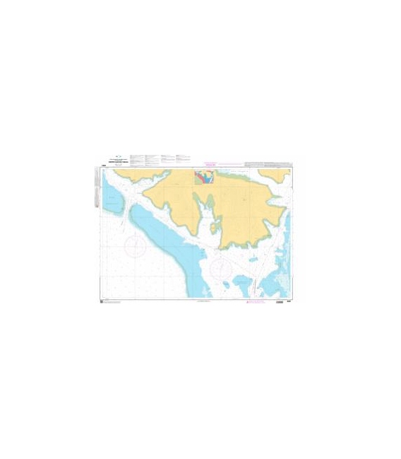 OceanGrafix French (SHOM) Nautical Chart 6281 Partie Sud de Tahaa