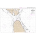 OceanGrafix French (SHOM) Nautical Chart 6282 Passes entre les Iles Raiatea et Tahaa