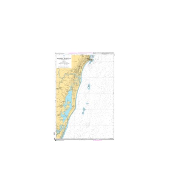 OceanGrafix French (SHOM) Nautical Chart 6319 Abords Sud de Tamatave