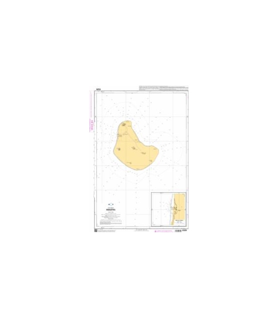 OceanGrafix French (SHOM) Nautical Chart 6320 Makatea