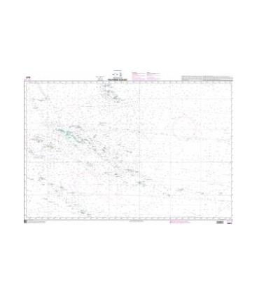 OceanGrafix French (SHOM) Nautical Chart 6607 Polynésie Sud-Est
