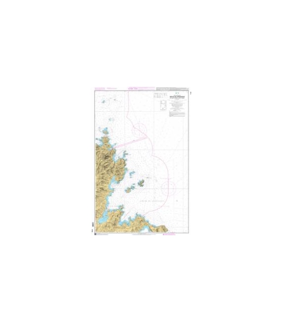 OceanGrafix French (SHOM) Nautical Chart 7190 Golfe de Congianus - De Capo Ferro à Capo Figari