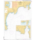 OceanGrafix French (SHOM) Nautical Chart 7200 Du Cap d'Antibes au Cap Ferrat - Baie des Anges - Rade de Villefranche
