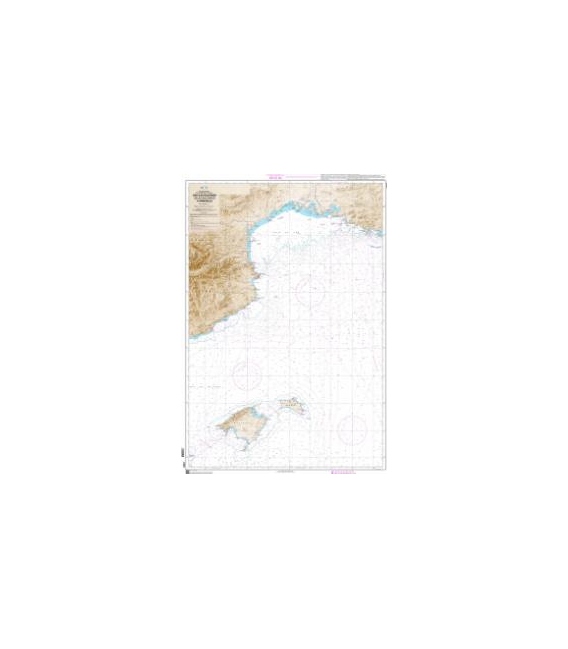 OceanGrafix French (SHOM) Nautical Chart 7203 Des Îles Baléares (Islas Baleares) à Marseille