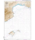 OceanGrafix French (SHOM) Nautical Chart 7203 Des Îles Baléares (Islas Baleares) à Marseille