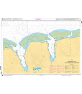 OceanGrafix French (SHOM) Nautical Chart 6657 Baies de Cook et dOpunohu