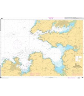 OceanGrafix French (SHOM) Nautical Chart 6665 Rías de Ferrol, Ares, Betanzos et La Coruña