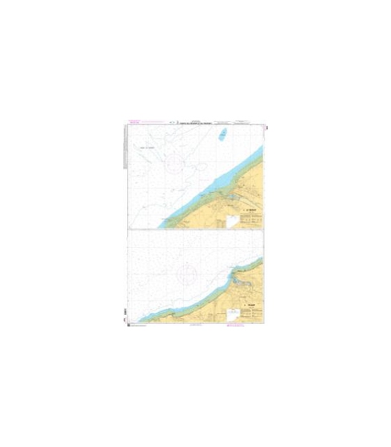 OceanGrafix French (SHOM) Nautical Chart 7207 Ports de Fécamp et du Tréport