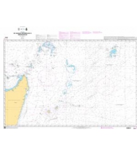 OceanGrafix French (SHOM) Nautical Chart 6673 De Chagos Archipelago à Madagascar