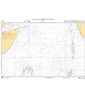 OceanGrafix French (SHOM) Nautical Chart 6674 Du Golfe dAden aux Maldives et aux Seychelles