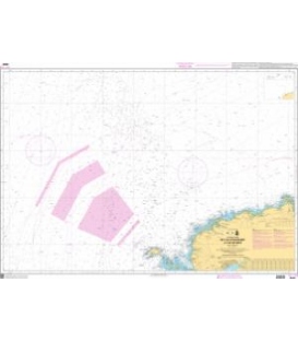 OceanGrafix French (SHOM) Nautical Chart 6680 De lIle dOuessant à lIle de Batz