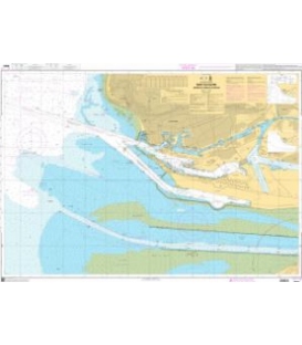OceanGrafix French (SHOM) Nautical Chart 6683 Port du Havre - Entrée du Chenal de Rouen