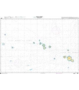 OceanGrafix French (SHOM) Nautical Chart 6688 Îles de la Société - De Manuae à Tahiti