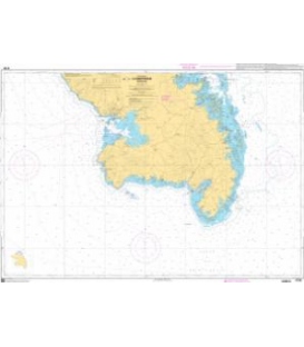 OceanGrafix French (SHOM) Nautical Chart 6738 La Martinique - Partie Sud