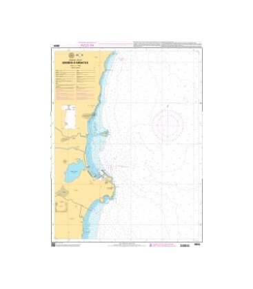 OceanGrafix French (SHOM) Nautical Chart 6834 Abords dArbatax