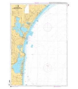 OceanGrafix French (SHOM) Nautical Chart 6844 De Port-Barcarès à lembouchure de lAude