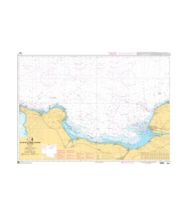 OceanGrafix French (SHOM) Nautical Chart 6857 Du Cap de la Hague à Fécamp - Baie de Seine