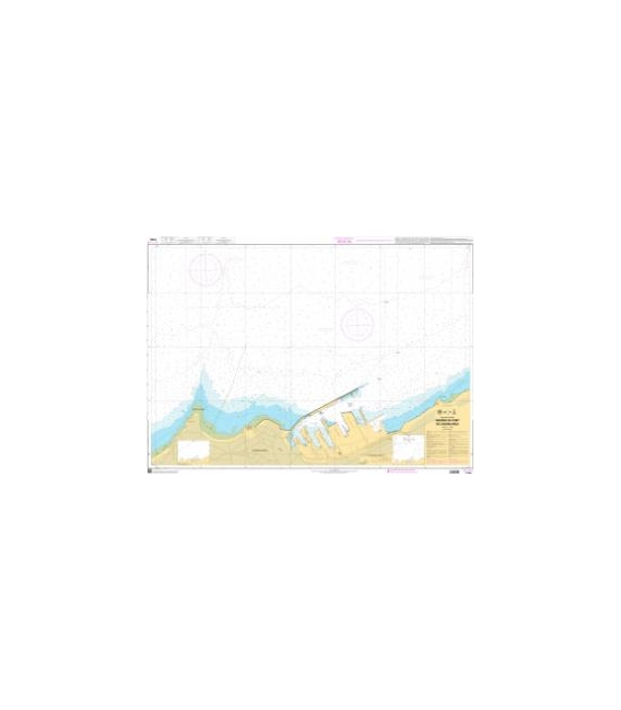 OceanGrafix French (SHOM) Nautical Chart 7700 Abords du Port de Casablanca