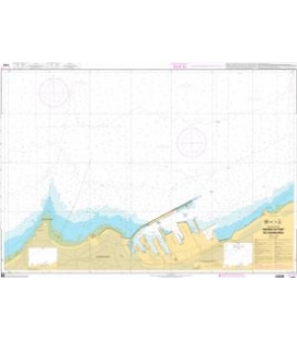 OceanGrafix French (SHOM) Nautical Chart 7700 Abords du Port de Casablanca