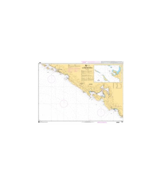 OceanGrafix French (SHOM) Nautical Chart 7698 De Dubrovnik à Budva