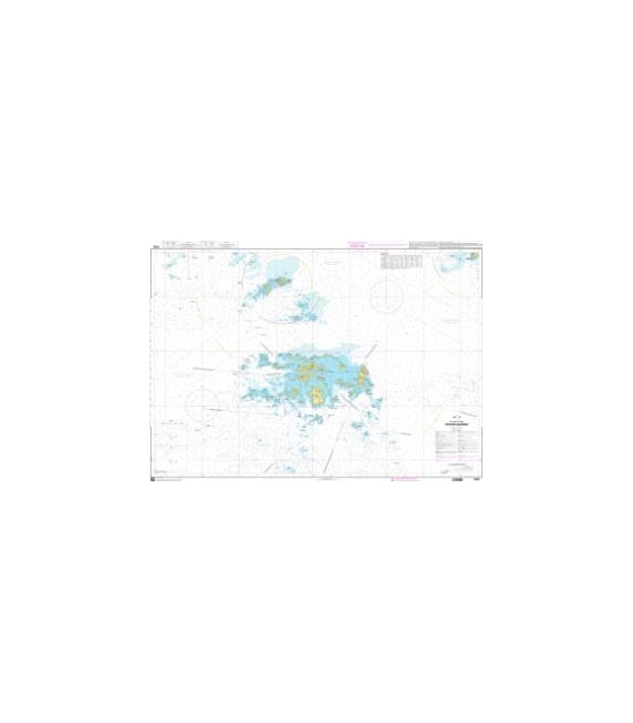OceanGrafix French (SHOM) Nautical Chart 7252 Îles de Glénan