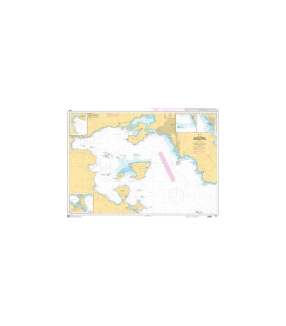 OceanGrafix French (SHOM) Nautical Chart 7254 Golfe dAthènes (Saronikós Kólpos)