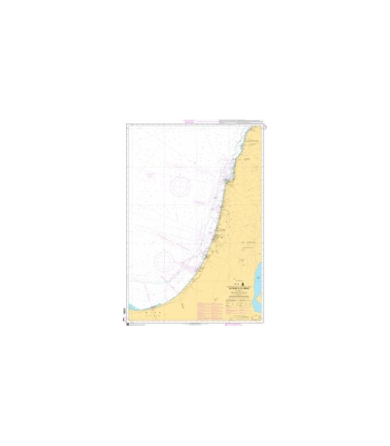 OceanGrafix French (SHOM) Nautical Chart 7256 De Soûr à Al Arīsh