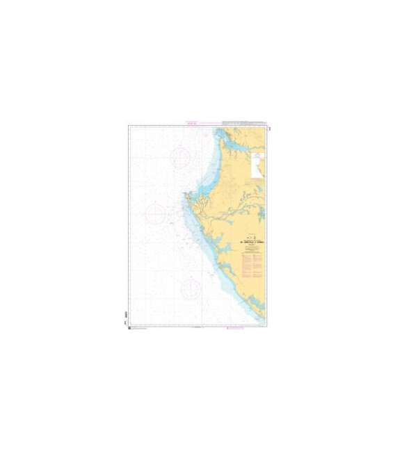 OceanGrafix French (SHOM) Nautical Chart 7257 De Libreville à Gamba