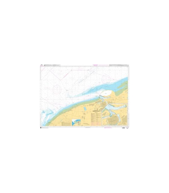 OceanGrafix French (SHOM) Nautical Chart 7258 Abords de Calais