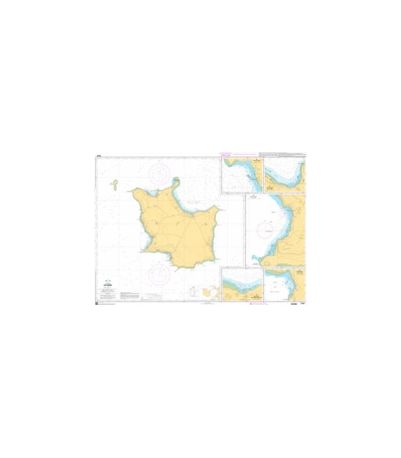 OceanGrafix French (SHOM) Nautical Chart 7259 Ile Maré