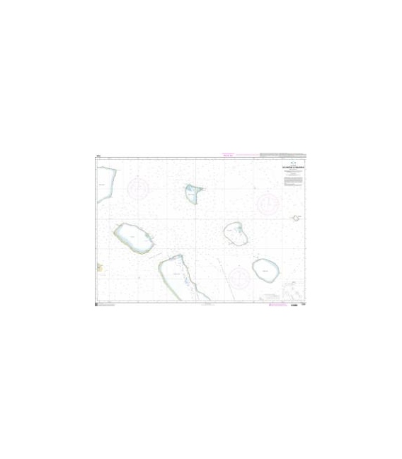 OceanGrafix French (SHOM) Nautical Chart 7260 De Apataki à Fakarava