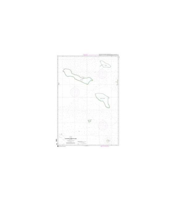 OceanGrafix French (SHOM) Nautical Chart 7262 De Makemo à Marutea Nord