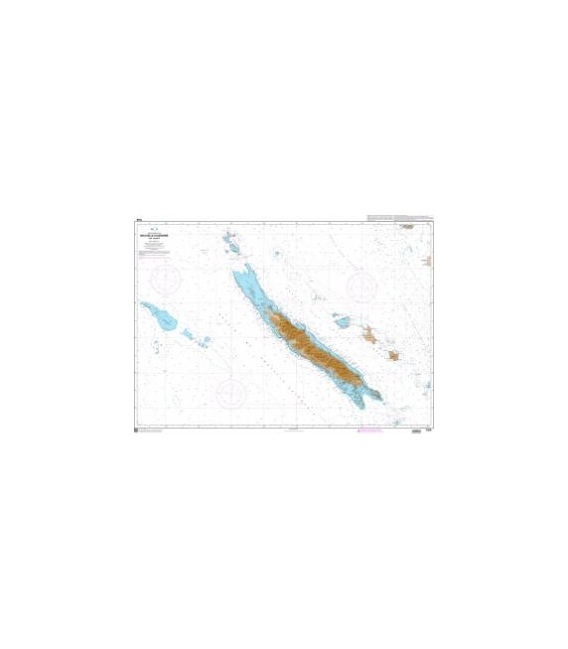 OceanGrafix French (SHOM) Nautical Chart 7268 Nouvelle-Calédonie - Îles Loyauté