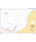 OceanGrafix French (SHOM) Nautical Chart 7270 De Casablanca au Cap Jubi - Archipel de Madère et Iles Canaries