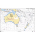 OceanGrafix French (SHOM) Nautical Chart 7271 Australasie et mers adjacentes