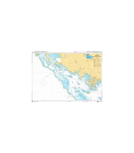 OceanGrafix French (SHOM) Nautical Chart 7273 De Nouméa à la Baie de Saint-Vincent