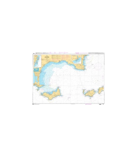 OceanGrafix French (SHOM) Nautical Chart 7282  Rade dHyères
