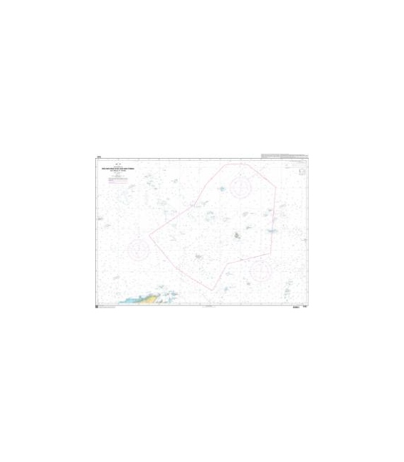 OceanGrafix French (SHOM) Nautical Chart 7283 Des îles Fidji (Fiji) aux îles Tonga - Iles Wallis et Futuna