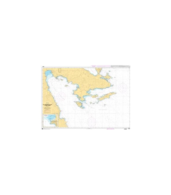 OceanGrafix French (SHOM) Nautical Chart 7284 De Argolikós Kólpos à Níos Póros